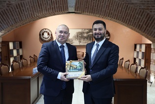 BAŞKAN ÖZTEKİN YERLİ VE YABANCI TEMSİLCİLERLE İSTİŞARELERİNİ SÜRDÜRÜYOR